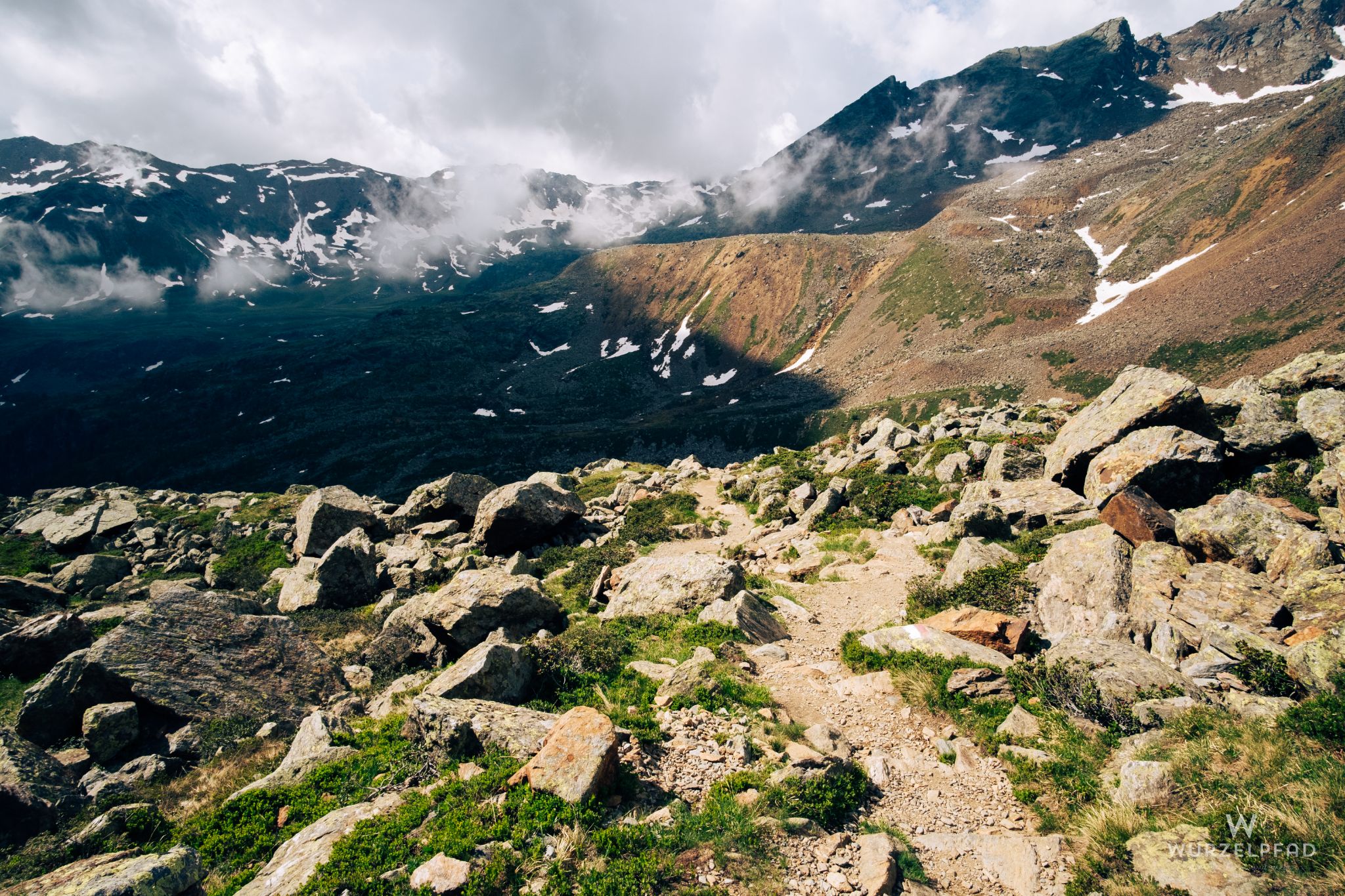 Auf dem Weg zur Höchster Hütte